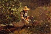 Winslow Homer The Whittling Boy oil painting reproduction